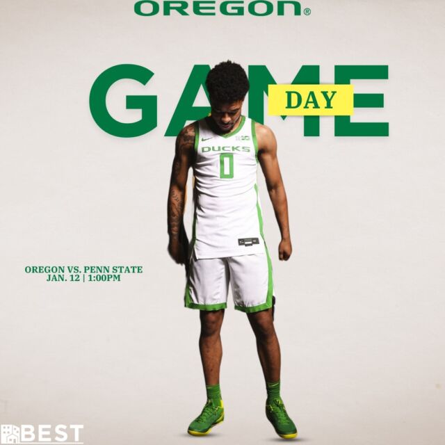Game day is here! Best of luck to the Oregon Ducks as they take on Penn State today at 1:00pm! 🦆

#GoDucks