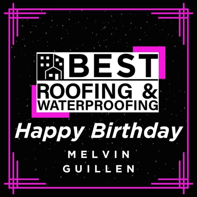 Happy Birthday to our employee, Melvin Guillen!